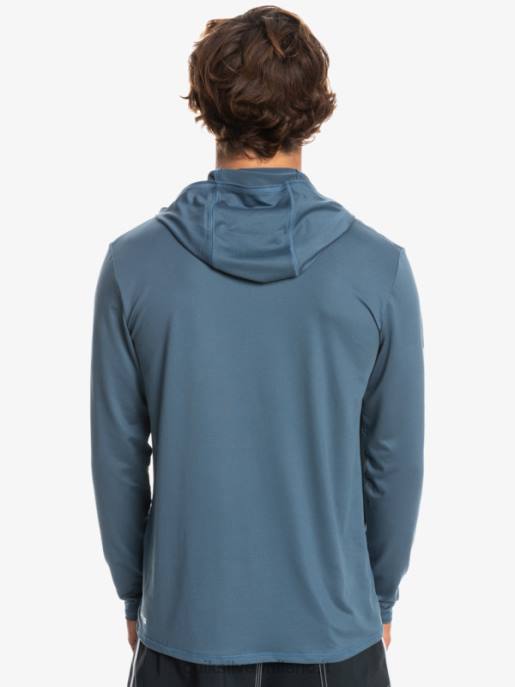 esso Quiksilver uomini maglietta da surf a manica lunga omni session upf 50 mare di Bering HTZR770