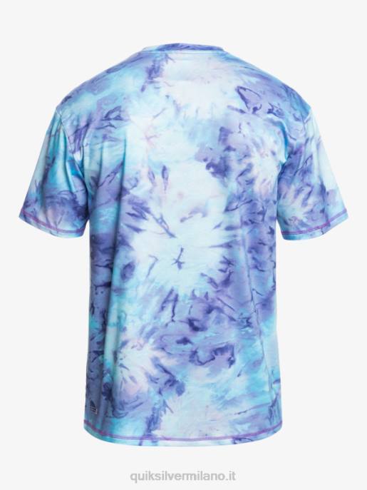 esso Quiksilver uomini maglietta da surf a maniche corte digital session upf 50 cielo blu HTZR1085
