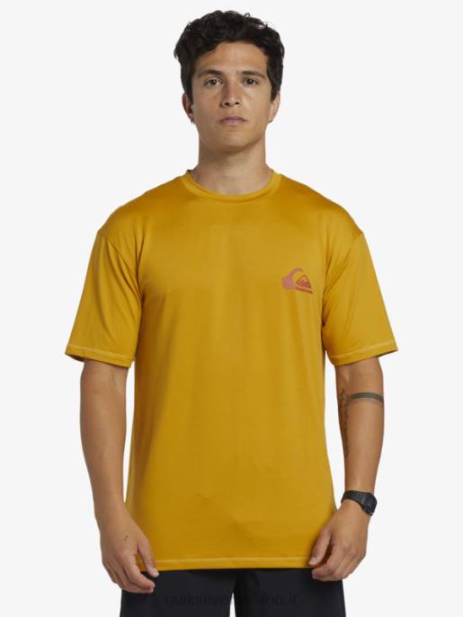 esso Quiksilver uomini mix session upf 50 maglietta da surf a manica corta grano HTZR317