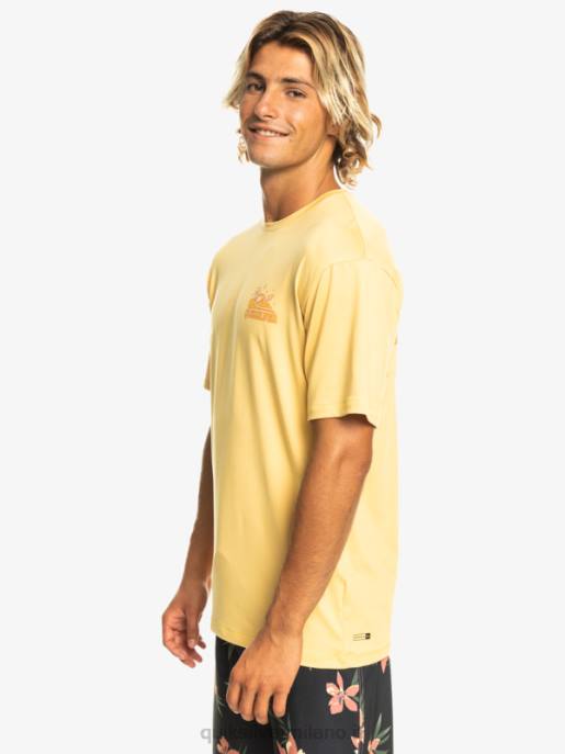 esso Quiksilver uomini mix session upf 50 maglietta da surf a manica corta grano HTZR317