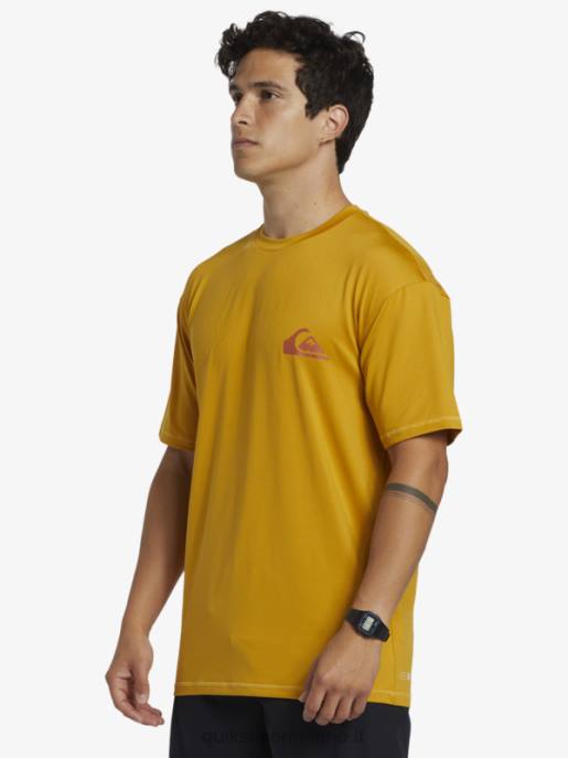 esso Quiksilver uomini mix session upf 50 maglietta da surf a manica corta grano HTZR317