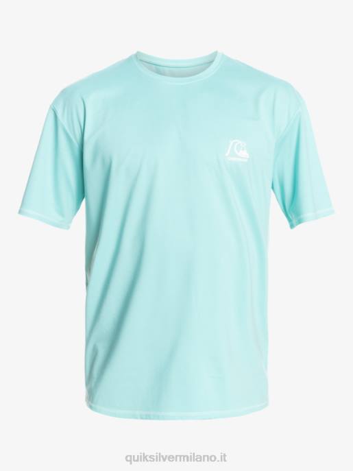 esso Quiksilver uomini t-shirt da surf upf 50 a maniche corte in erica tradizionale angelo blu erica HTZR1128