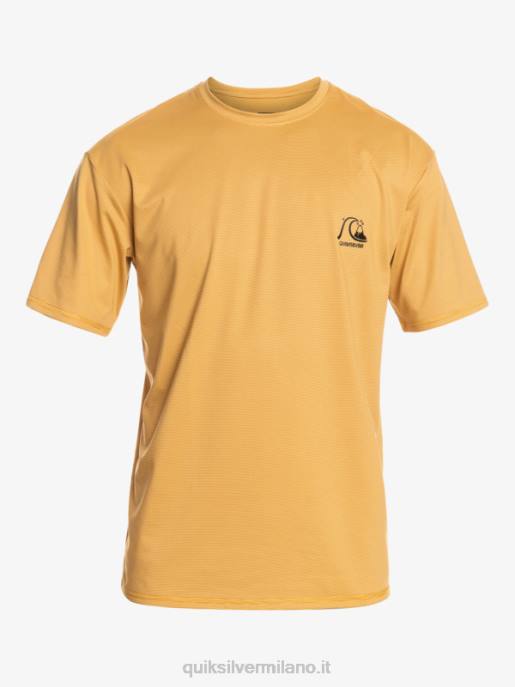 esso Quiksilver uomini t-shirt da surf upf 50 a maniche corte in erica tradizionale erica di grano HTZR1127