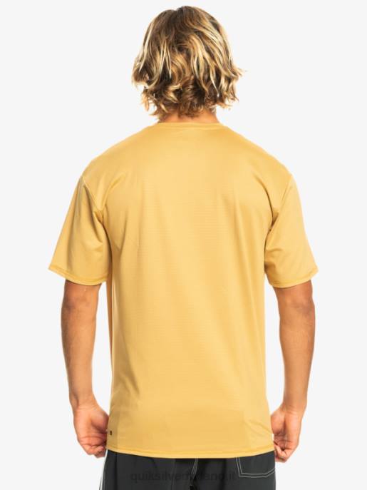 esso Quiksilver uomini t-shirt da surf upf 50 a maniche corte in erica tradizionale erica di grano HTZR1127