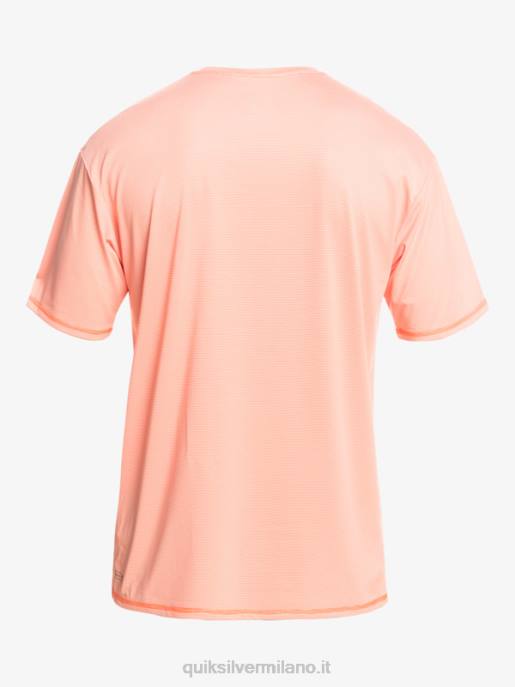 esso Quiksilver uomini t-shirt da surf upf 50 a maniche corte in erica tradizionale erica di salmone fresco HTZR1130