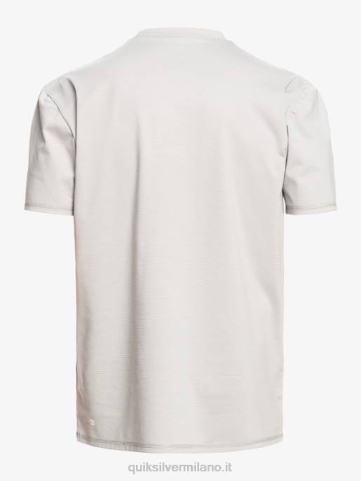 esso Quiksilver uomini t-shirt da surf upf 50 a maniche corte in erica tradizionale erica nevischio HTZR1134