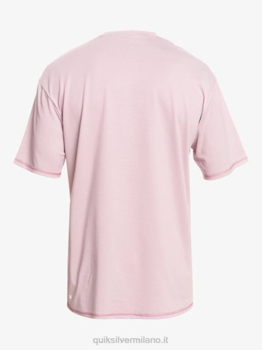 esso Quiksilver uomini t-shirt da surf upf 50 a maniche corte in erica tradizionale erica polverosa dell\'orchidea HTZR1132