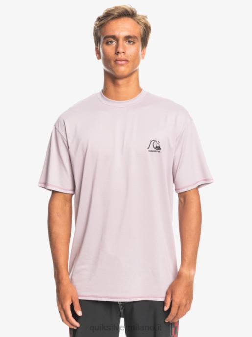 esso Quiksilver uomini t-shirt da surf upf 50 a maniche corte in erica tradizionale erica polverosa dell\'orchidea HTZR1132