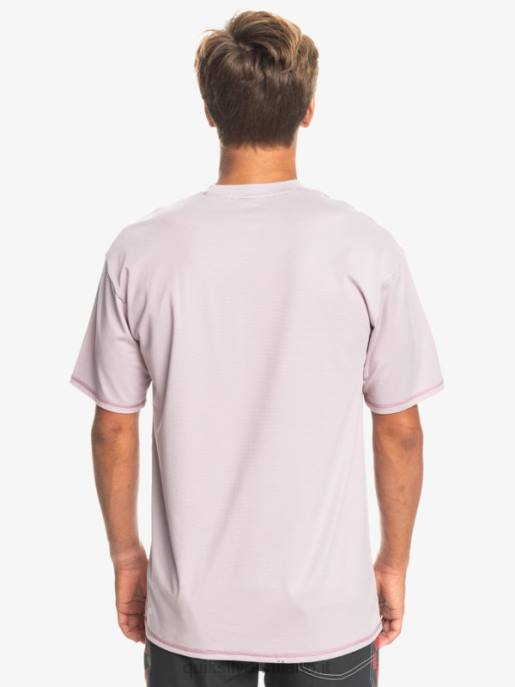 esso Quiksilver uomini t-shirt da surf upf 50 a maniche corte in erica tradizionale erica polverosa dell\'orchidea HTZR1132