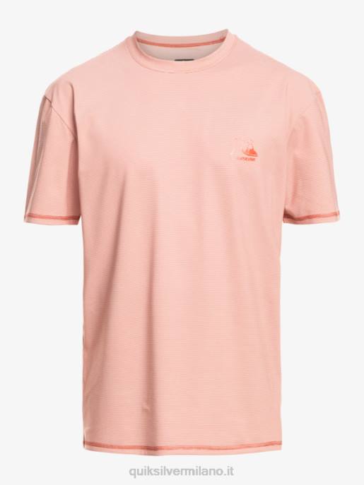 esso Quiksilver uomini t-shirt da surf upf 50 a maniche corte in erica tradizionale erica salsa piccante HTZR1135