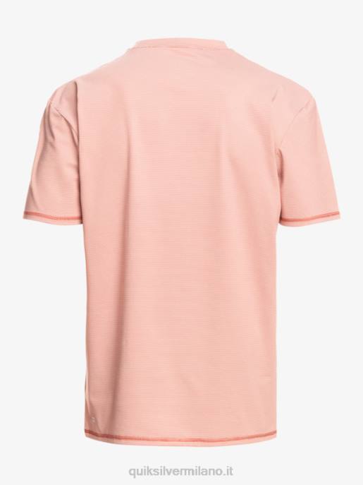 esso Quiksilver uomini t-shirt da surf upf 50 a maniche corte in erica tradizionale erica salsa piccante HTZR1135