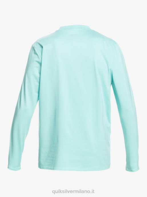 esso Quiksilver uomini t-shirt da surf upf 50 a maniche lunghe in erica Heritage angelo blu erica HTZR1468