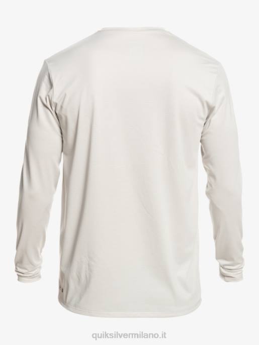 esso Quiksilver uomini t-shirt da surf upf 50 a maniche lunghe in erica Heritage erica viola grigia HTZR1469