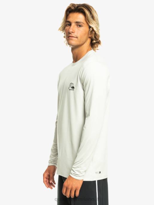 esso Quiksilver uomini t-shirt da surf upf 50 a maniche lunghe in erica Heritage erica viola grigia HTZR1469