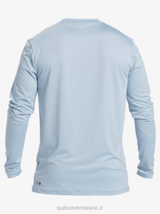 esso Quiksilver uomini t-shirt da surf upf 50 a maniche lunghe omni session azzurro celeste HTZR404