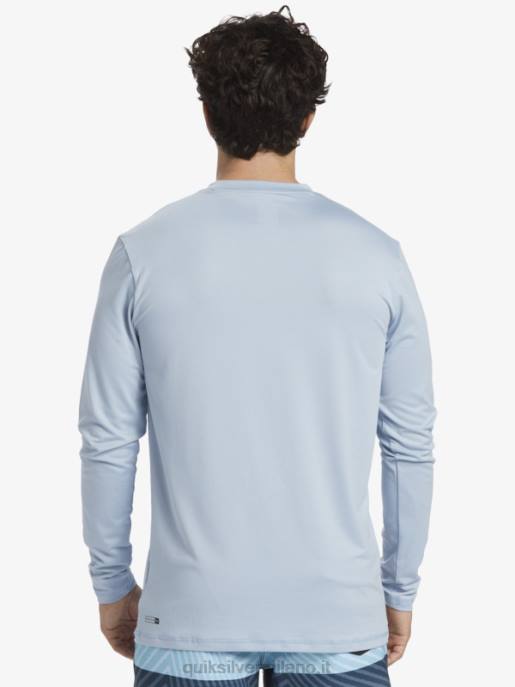 esso Quiksilver uomini t-shirt da surf upf 50 a maniche lunghe omni session azzurro celeste HTZR404
