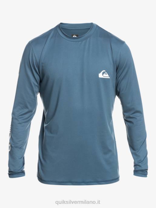 esso Quiksilver uomini t-shirt da surf upf 50 a maniche lunghe omni session mare di Bering HTZR402